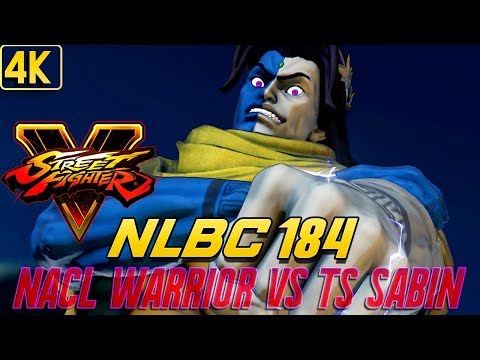 Street Fighter V -  NACL Warrior (Urien) vs. TS Sabin (Falke/Dhalsim) @ NLBC 184 [4K/60fps]