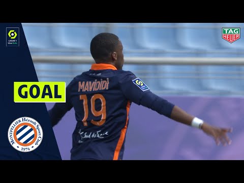 Goal Stephy Alvaro MAVIDIDI (17' MONTPELLIER) MONTPELLIER HÉRAULT SC - STADE RENNAIS FC (2-1) 20/21