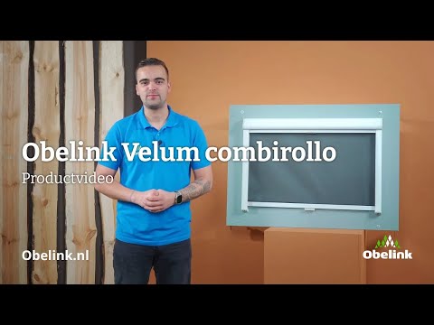 Obelink Velum store combiné noir – 75 x 70 cm