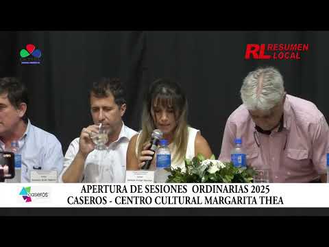 APERTURA DE SESIONES ORDINARIAS 2025 EN CASEROS ENTRE RIOS