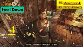 Fallout 76 Steel Dawn DLC - Disarming Discovery - Find blood Eagle - Enter Throne Room - Kill Dagger