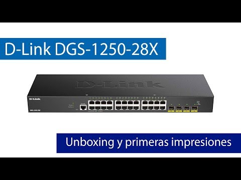 Šakotuvas D-Link | Sukraunamas išmanusis valdomas jungiklis su 10G įkėlimo nuorodomis | DGS-1250-28X/E | Tvarkomas žiniatinklis | Montuojamas ant stovo | Gigabit Ethernet (vario) jungtys kiekis 24 video