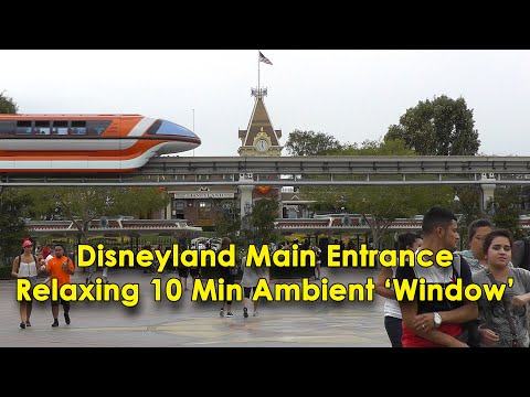 Disneyland Main Entrance from the Plaza ambient 'Window' video