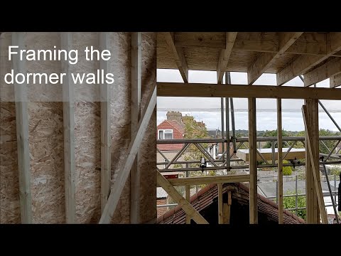 Framing the dormer walls
