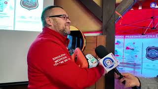 💓 Firefighters from Stare Ujazd save lives! New AED defibrillator for residents! ⚡🚒