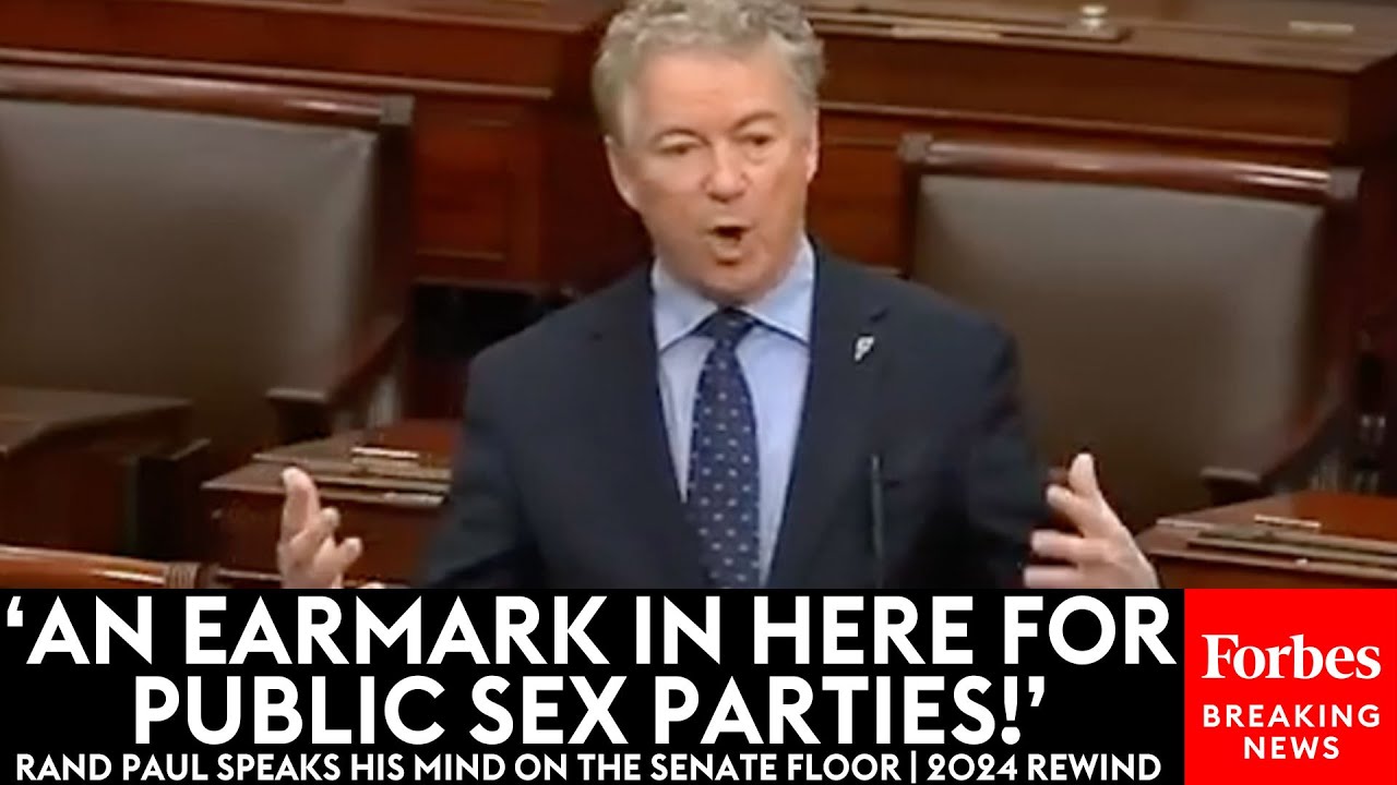MUST WATCH: Rand Paul Calls Out Shocking Government Spending, Defends Positions On Senate Floor