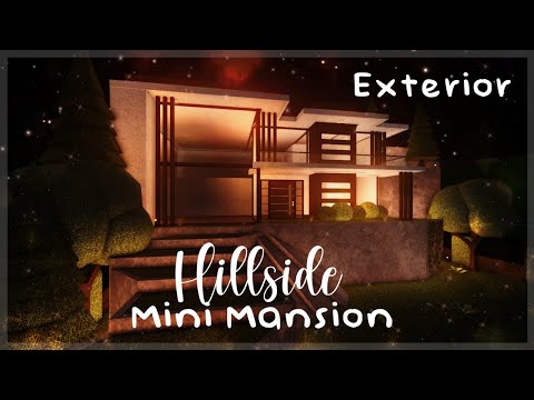 Bloxburg - Bright Summer Mansion Speedbuild (exterior)