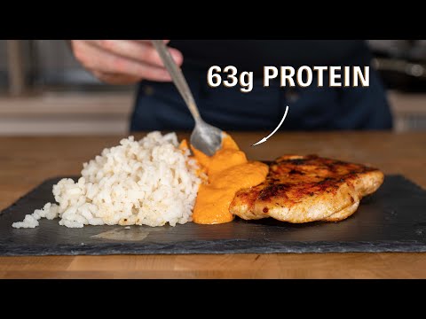 Protein-Packed Chicken and Rice with Spicy Umami Sauce