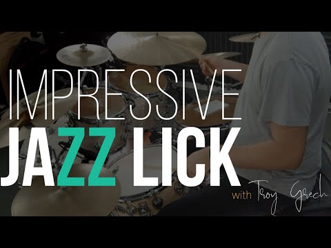 Very Impressive Jazz  Drum Lick - Drum Lesson