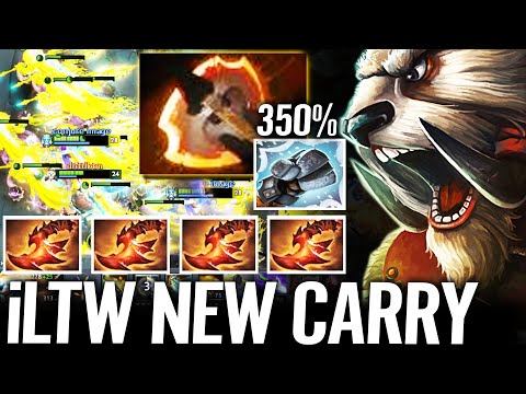 🔥 iLTW New Carry - Tusk Fury + Overwhelming Blink WTF 350% Crit vs Pro Phantom Lancer Dota 2 Guide