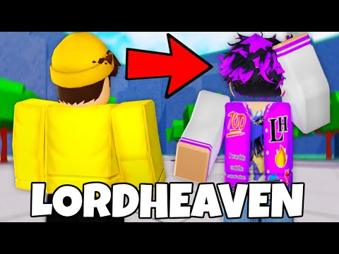 i Beat LORDHEAVEN In A 1V1... (The Strongest Battlegrounds)