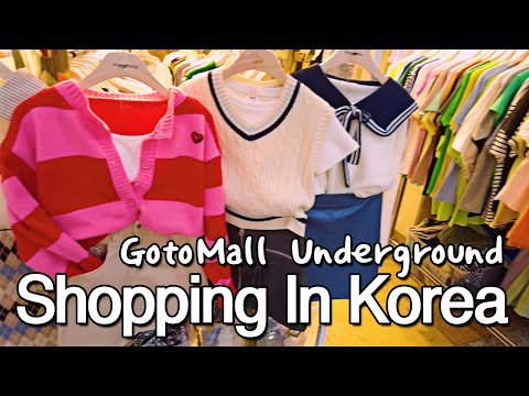 Compras na Coreia | Centro comercial subterrâneo GotoMall | Moda outono 2023