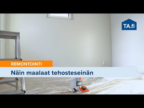 Näin maalaat tehosteseinän