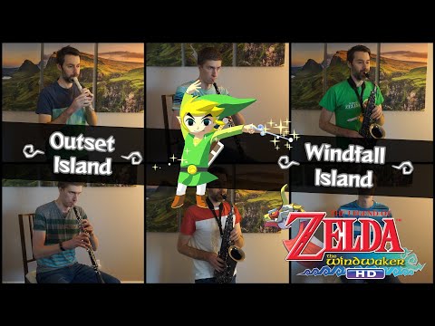 Outset Island & Windfall Island from The Legend of Zelda: The Wind Waker for woodwinds