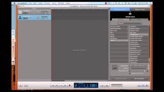 Audio Midi and Garageband setup for two microphone input