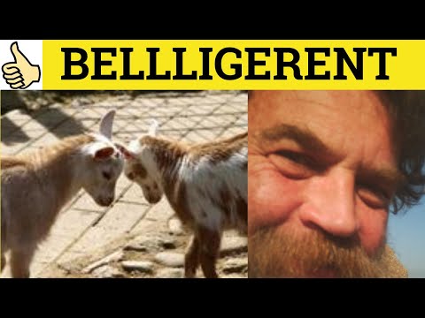 🔵 Belligerent - Belligerent Meaning - Belligerent Defined