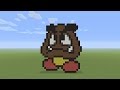 Minecraft Pixel Art Goomba