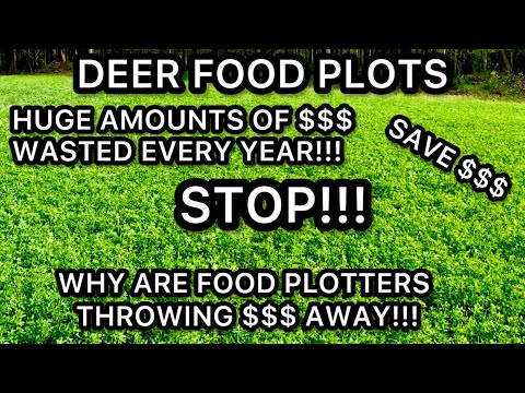FOOD PLOT FERTILIZERS...STOP WASTING $$$