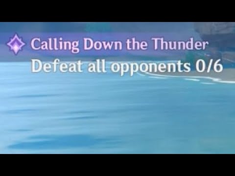 Calling down the Thunder Genshin impact