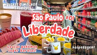 Mercado mais barato da Liberdade! Louças Pokémon que viralizaram! - Viagem para São Paulo #01