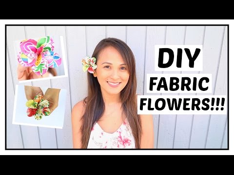 DIY Fabric Flowers | Aloha.Roda