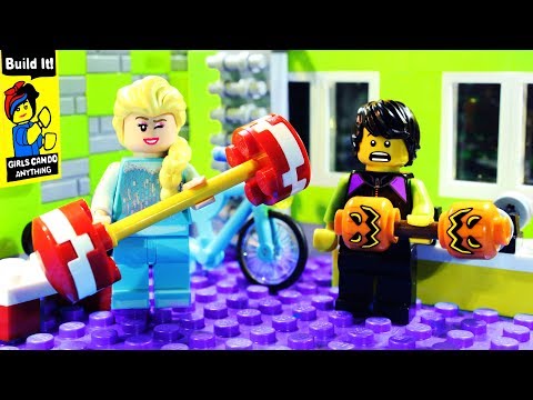 Lego Halloween Disney Princess Costume Fitness Prank