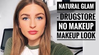 NATURAL GLAM -DRUGSTORE NO MAKEUP MAKEUP LOOK | Phoebe Moon