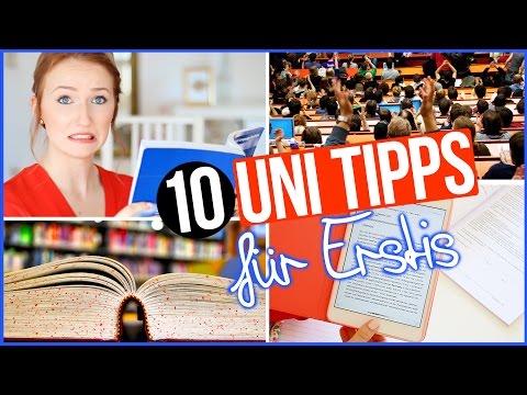 10 UNI TIPPS für ERSTIS - Stundenplan, Organisation, Vorlesungen