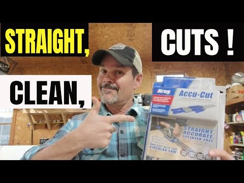 Kreg Accu-Cut Circular Saw Track Guide Set-Up: How-To Instructions