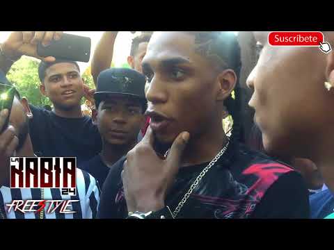 😂 ME SALIO UN CHINO NEGRO😂 La Rabia 24 vs Un nuevo talento   Freestyle en La Romana