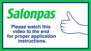Product video: Salonpas Pain Relieving Patch