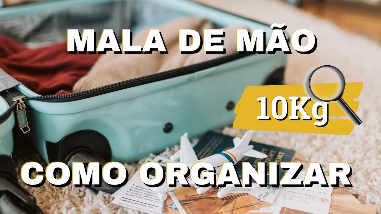 10 DICAS PARA VIAJAR SÓ COM A BAGAGEM DE MÃO | Como montar sua mala? Economize tempo e dinheiro