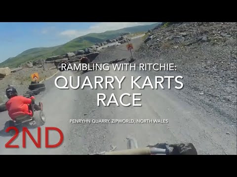 Rambling with Ritchie: Zipworld Quarry Karts (Mountain Karts)