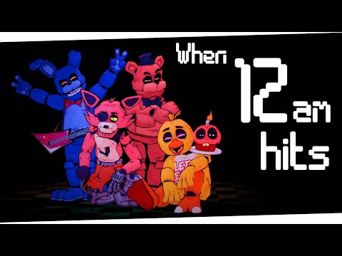 WHEN 12AM HITS [FNAF SHORT ANIMATION]