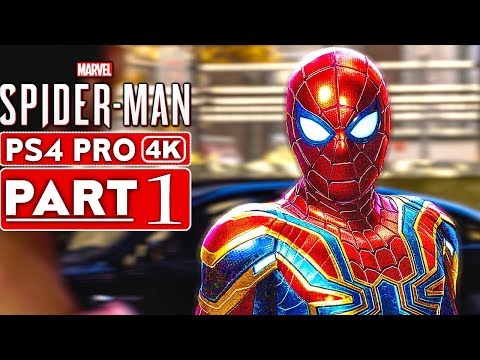 SPIDER MAN PS4 Gameplay Walkthrough Part 1 [4K HD PS4 PRO] - No Commentary (SPIDERMAN PS4)
