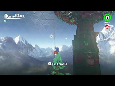 Super Mario Odyssey: Wooded Kingdom: Moon #62: Bird travelling The Forest