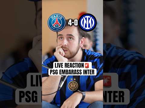 MADNESS at our Watch party! Live Mili CRASH OUT 🤯 #football #soccer #championsleague #inter #psg