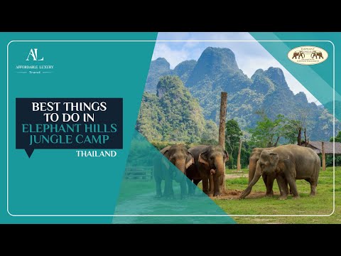 Best Things to Do in Elephant Hills Jungle Camp | #thailand #elephant