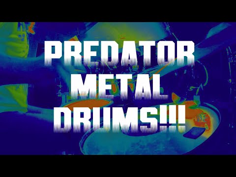 PREDATOR METAL BAND! HUNTER'S BLOOD - "Rescue Team" Full drum play-through!