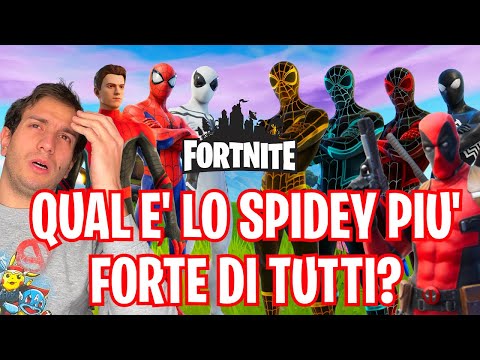 QUAL E' LO SPIDER-MAN PIU' FORTE DI FORTNITE? - SFIDA TRA GLI SPIDER-MAN E DEADPOOL - Ale Vanoni