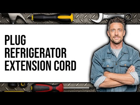 Can I Plug Refrigerator Into Extension Cord