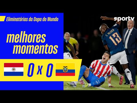 Gols e lances de Paraguai x Equador