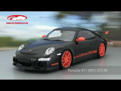 Minichamps 1:18 Porsche 911 (997) GT3 RS 建設年 2007 黒 Minichamps 1:18 Porsche 911 (997) GT3 RS 建設年 2007 黒