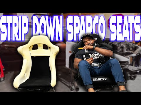 SPARCO RACING SEATS | DISASSEMBLE SEATS
