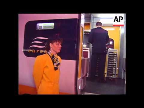UK/France - Inaugural Public Chunnel Train Run