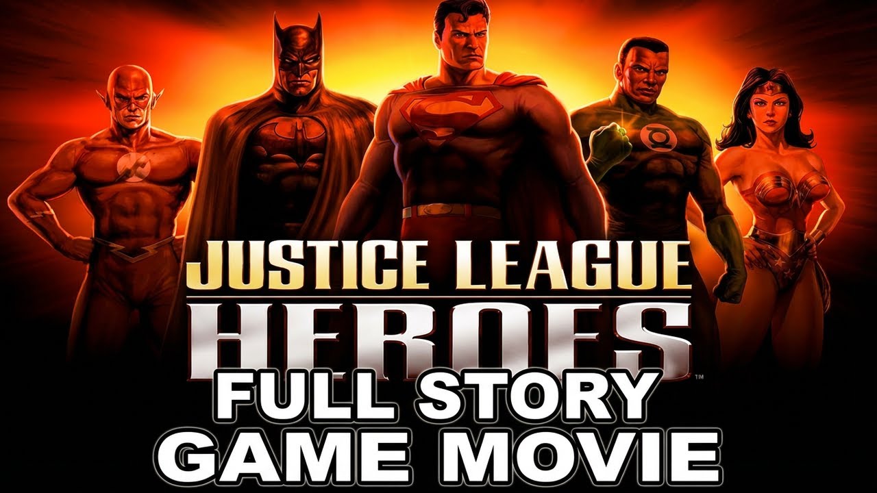 Justice League Heroes All Cutscenes (Game Movie)