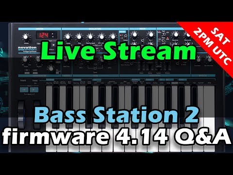 ranzee Live Stream #6 - Q&A on the latest Bass Station 2 firmware 4.14