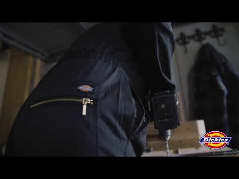 Dickies Redhawk Overall with Zip Front - Black - WD4839