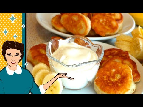 БАНАНОВЫЕ ОЛАДЬИ без яиц! Самый вкусный завтрак!!! ❤️ how to make a good banana MINI PANCAKES
