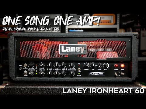 Mint LANEY BCC-Ironheart IRT60H UK built all-tube aggressive sounding 60 W Guitar head amplifier image 11
